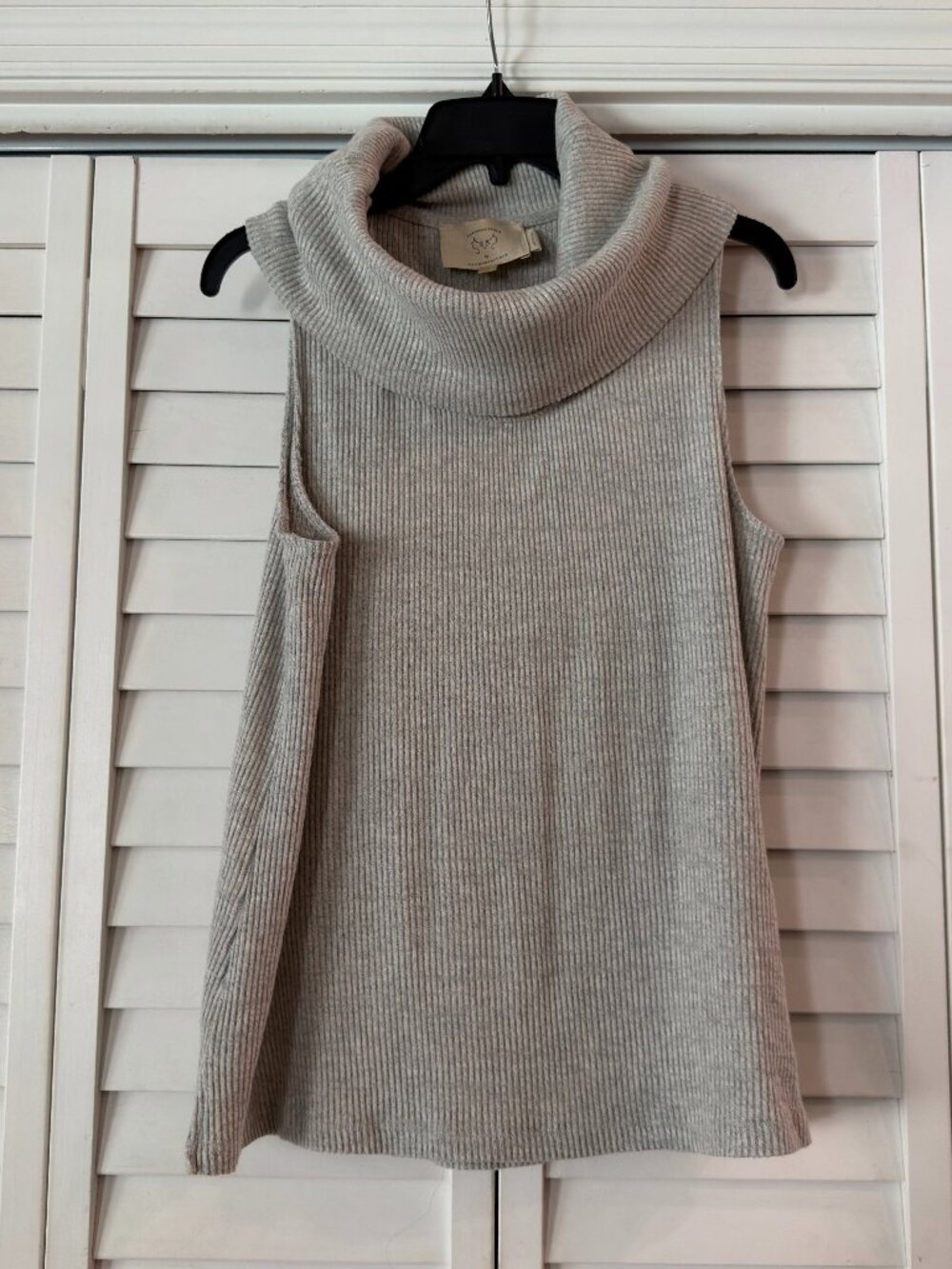 Anthropologie Cowl Neck Sleeveless Sweater - XL